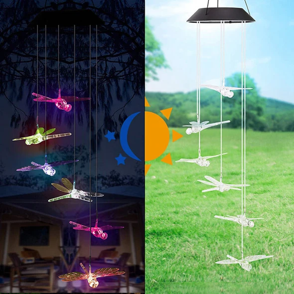 (🔥CHRISTMAS SALE NOW-48% OFF)🐦Solar Powered Wind Chimes Lights🎐-Buy 2 Free Shipping