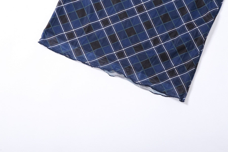 So Long 90s Punk Plaid Skirt