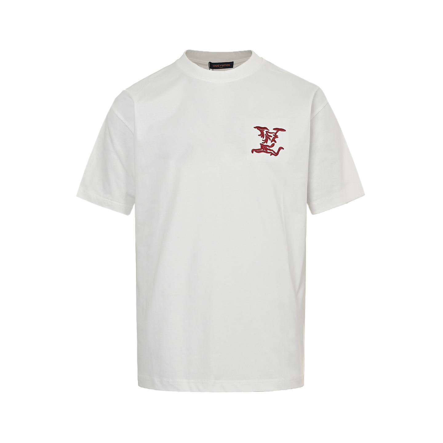 Louis Vuitton 25ss short sleeve with brocade cloud logo patch embroidered on the back