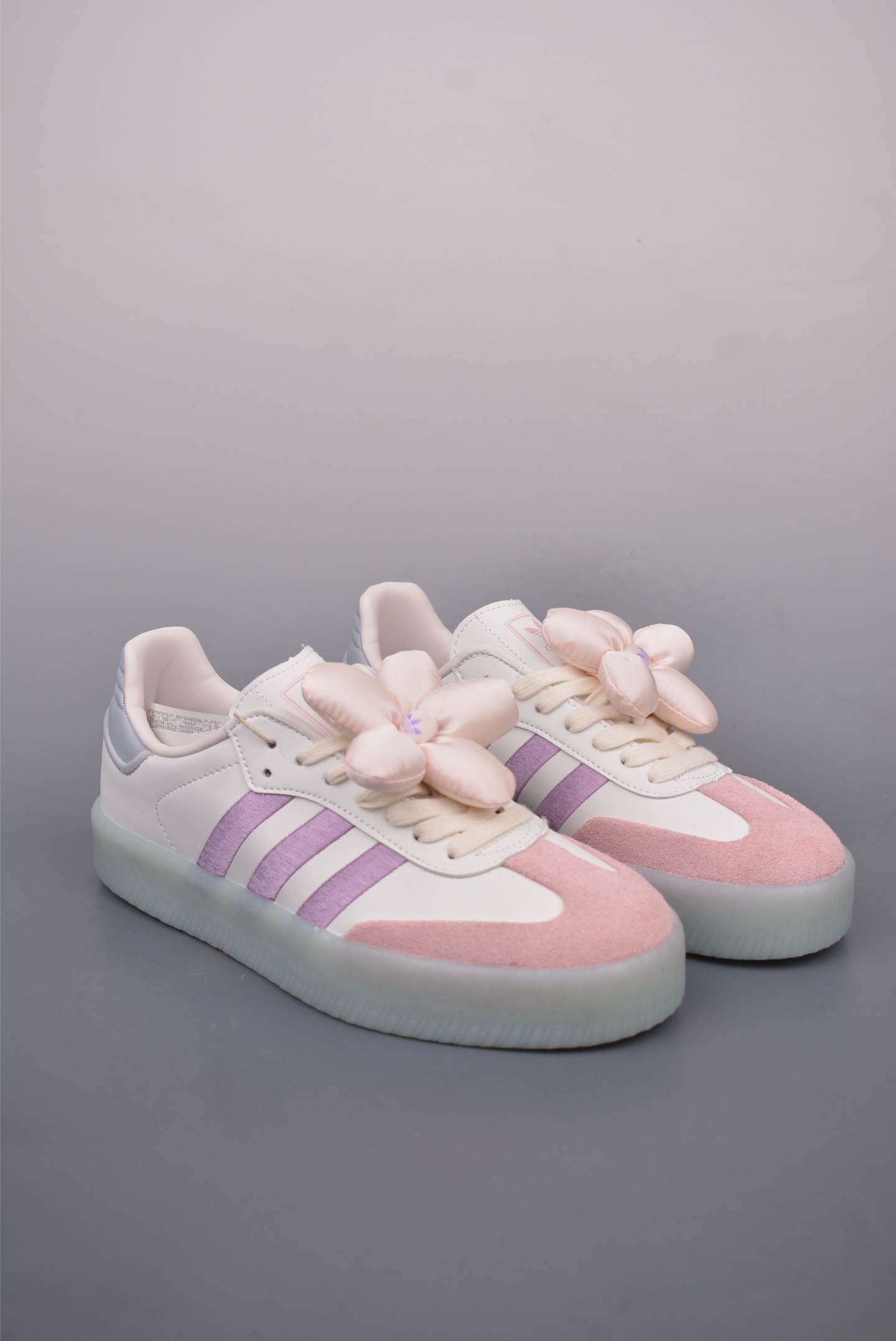 Adidas Originals Samba OG White Purple Pink R3335