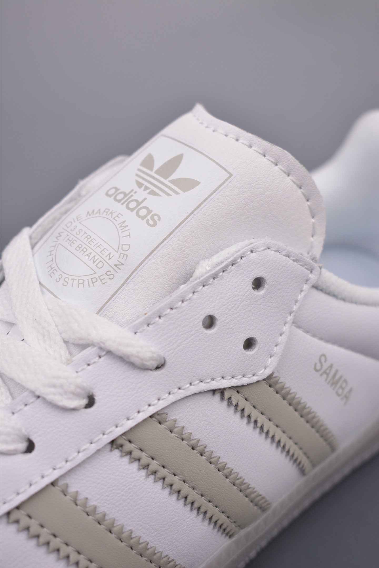 Adidas Originals Samba OG Leather White Grey JI3206