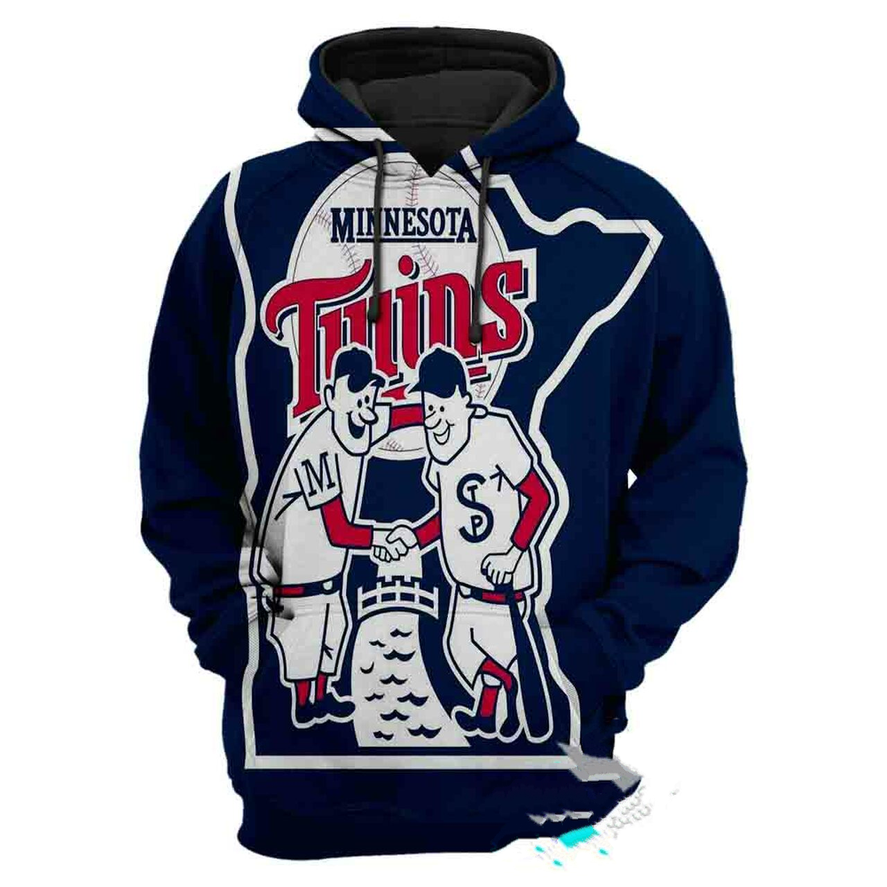 MINNESOTA TWINS 3D CASUAL HOODIE 101