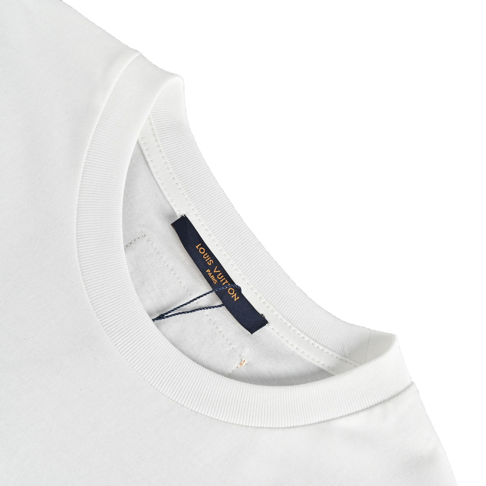 Louis Vuitton 23ss rainbow lettering short sleeves
