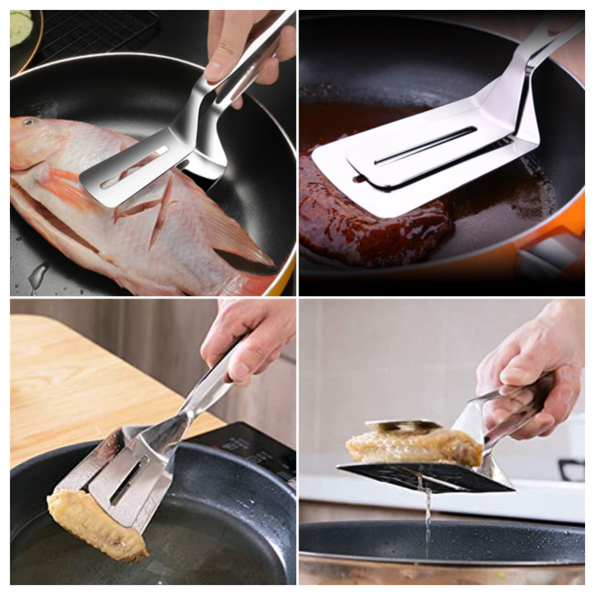 (🔥Last Day Promotion-SAVE 60% OFF) Stainless Steel Double-Sided Shovel Clip