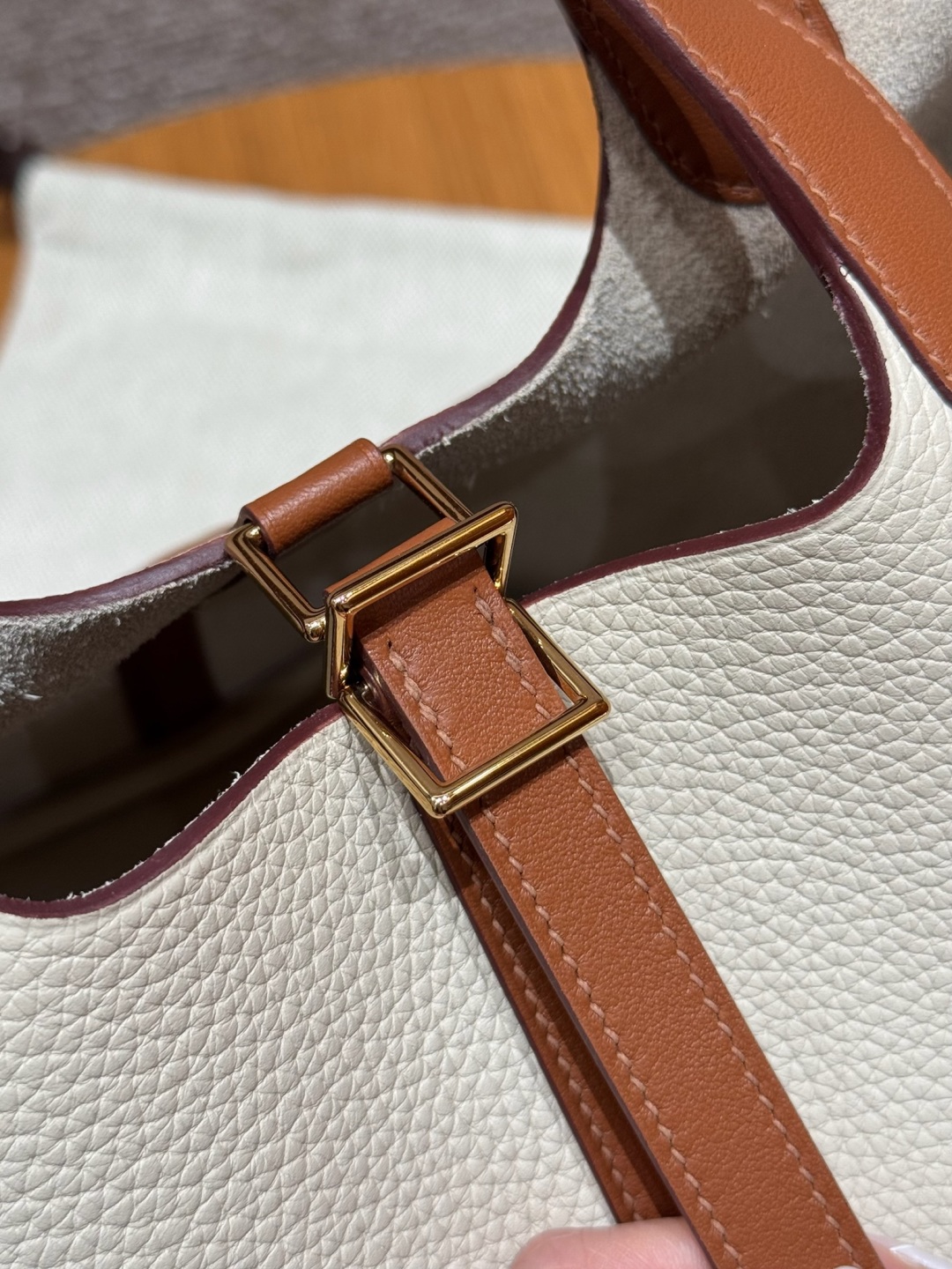 Hermès Picotin lo 10Craie37gold handbag (handmade to order)