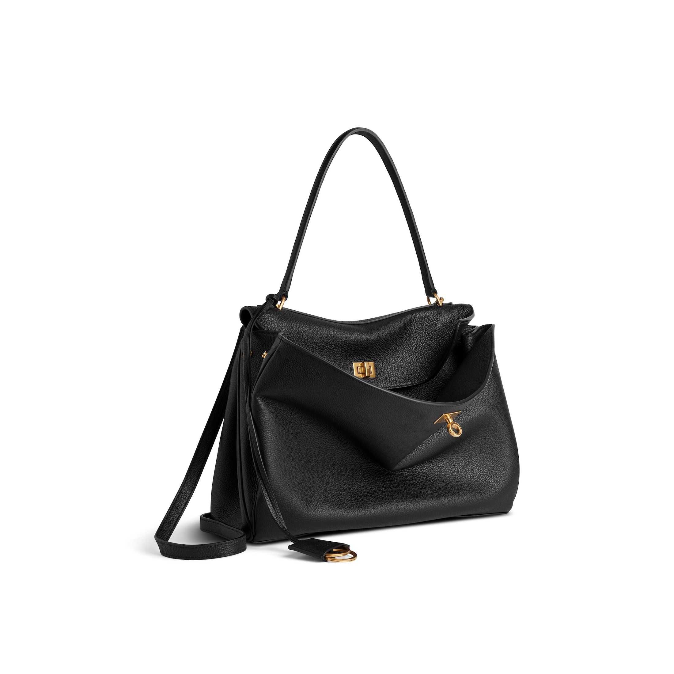Balenciaga Women's Rodeo Handbag Medium Grained Calfskin7897722ABV51000