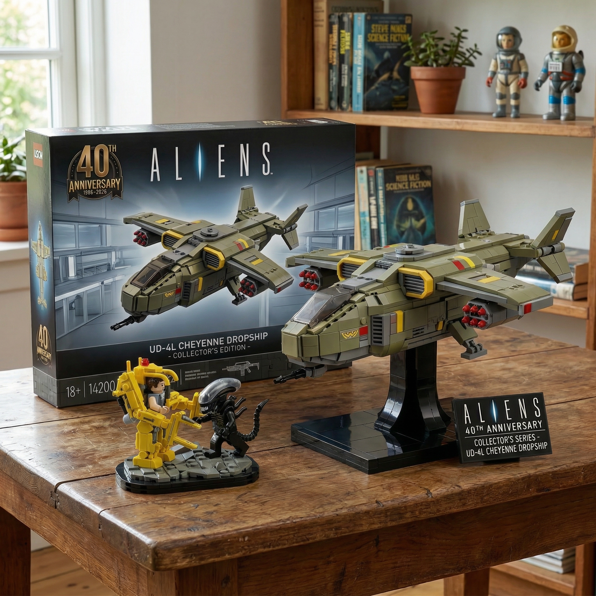 Aliens 40TH Anniversary UD-4L Brick Set（1986-2026）