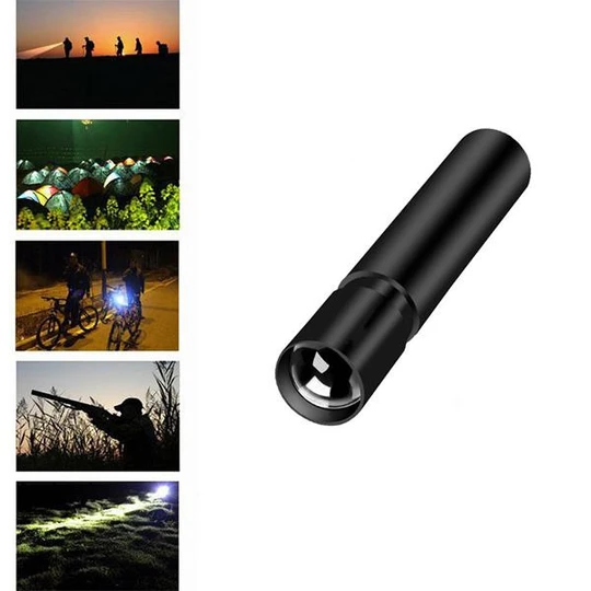 USB Strong Light Portable LED XHP70 Waterproof Flashlight
