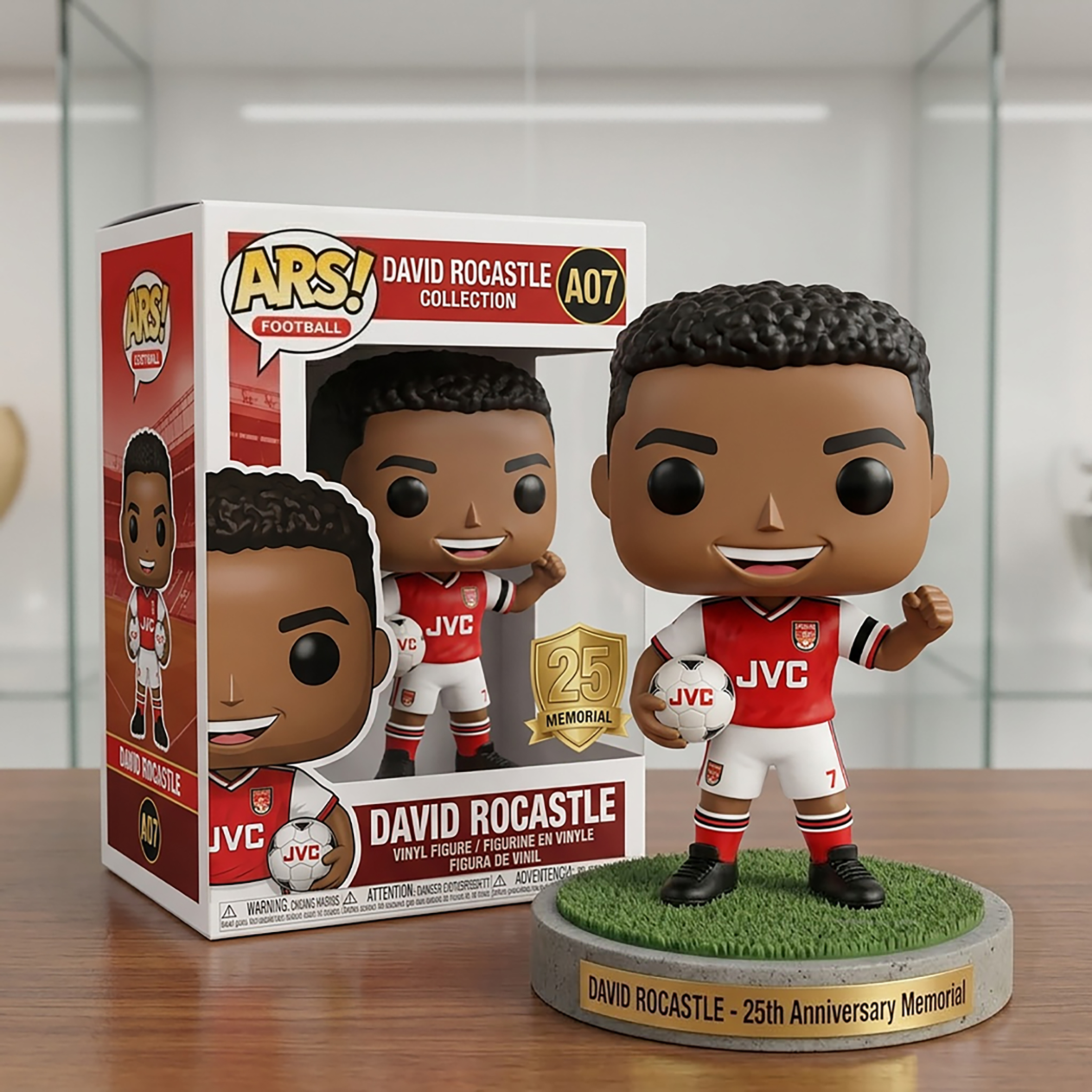David Rocastle Pop! Figure – Arsenal Legend’s 25th Memorial ⚰️🔴