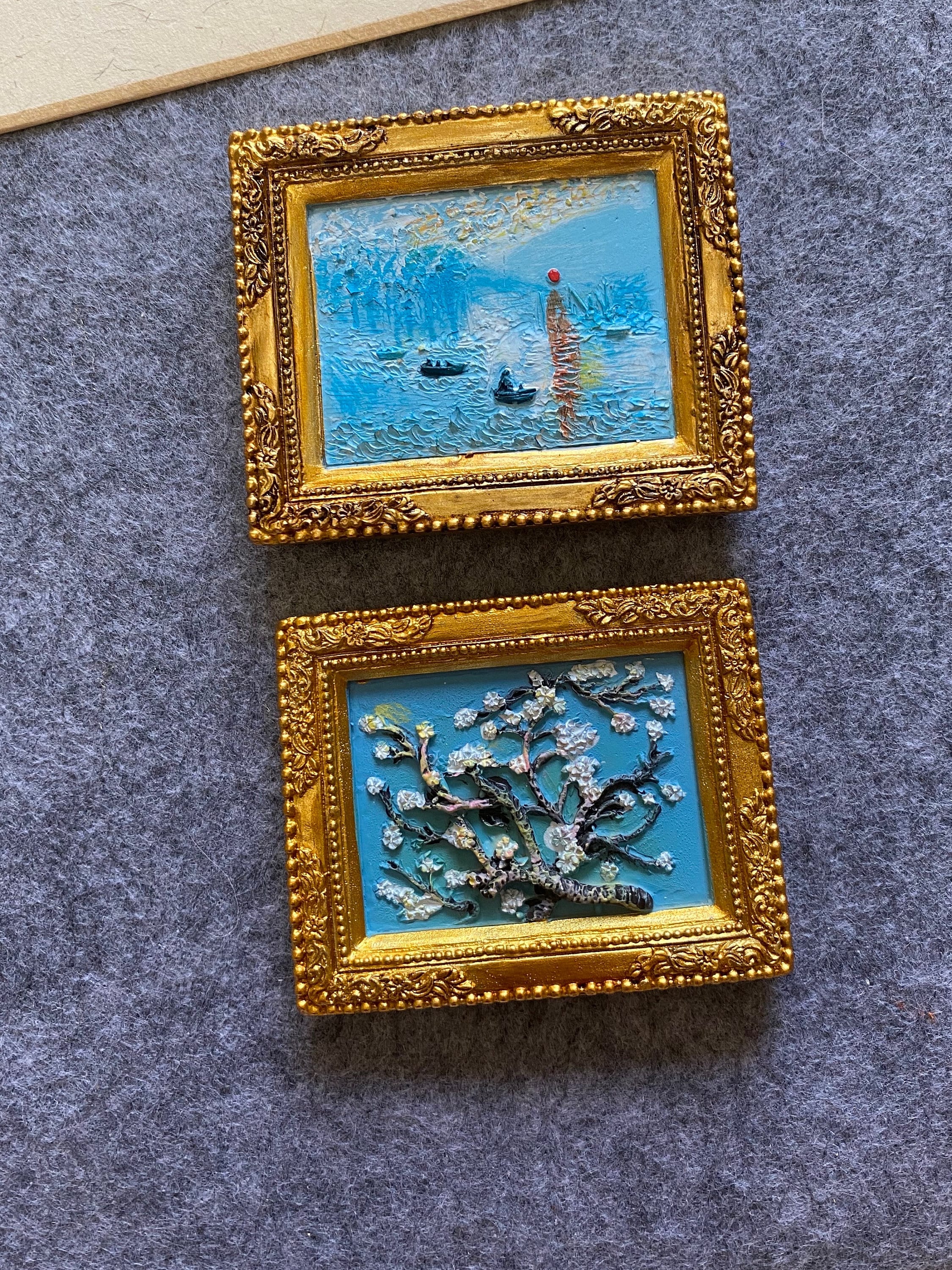 3D World Famous Painting Magnet | Miniature work of art