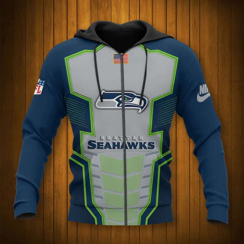 SEATTLE SEAHAWKS 3D HOODIE TTB4327
