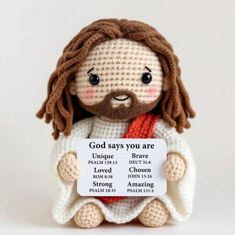 Handmade Crochet Jesus Doll