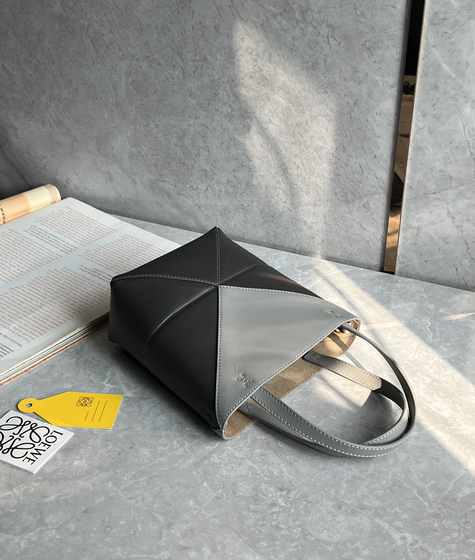 Loewe zzle fold series foldable tote bag 0695