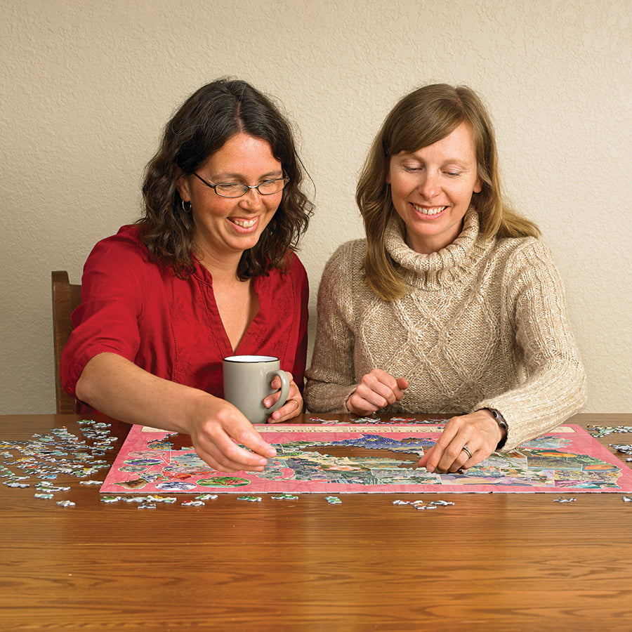 State Flowers of America | 1000 Piece | AI Assistance