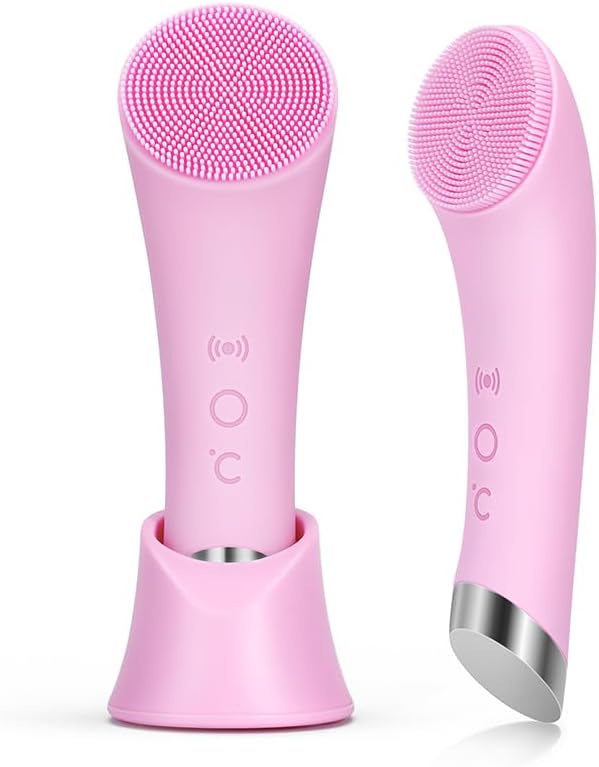 Heated sonic vibration facial cleanser (with massage function)