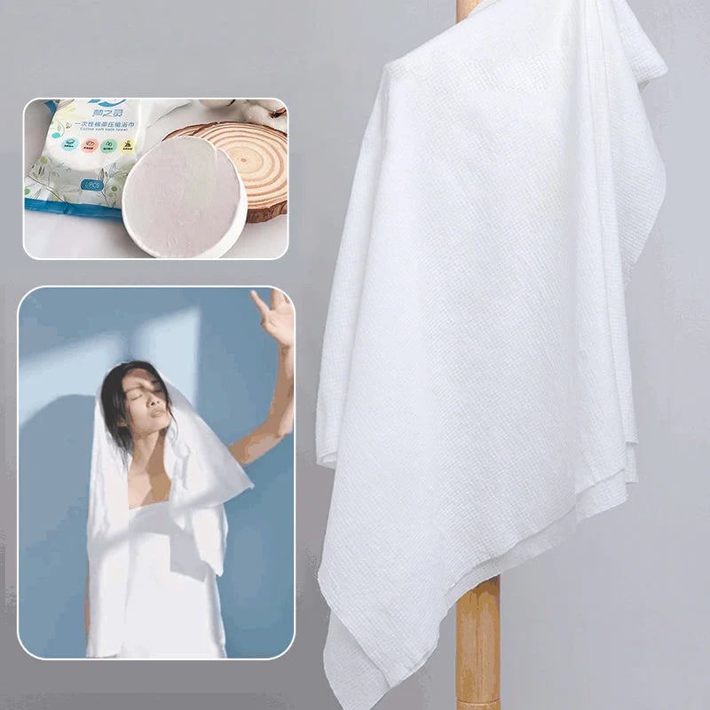 🔥48% OFF🔥Compressed Bath Towel BUY 2 GET 2 FREE (4PCS) )