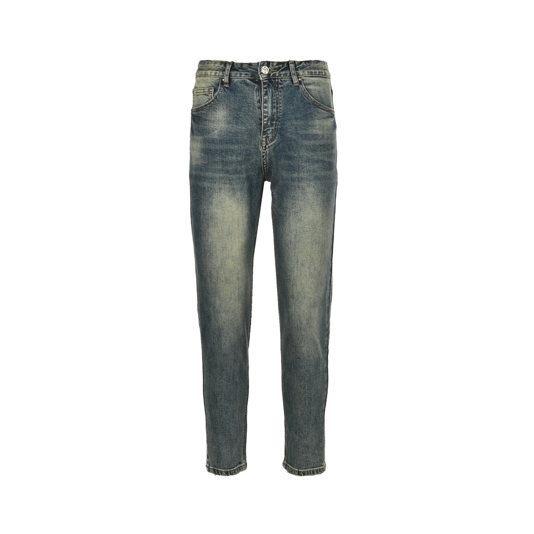 Louis Vuitton 24Fw Pumpkin Embroidered Jeans