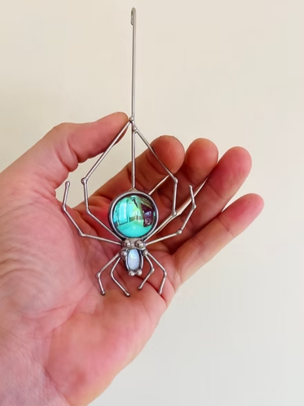 ✨ Handcrafted Stained Glass Art Collection – Nature’s Beauty in Every Piece! 🌿🐝🦇