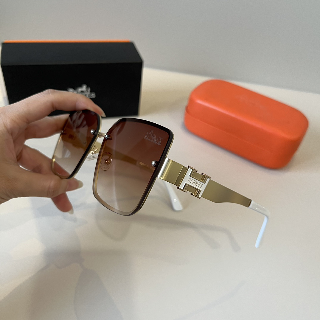 Hermes Square Frame Sunglasses