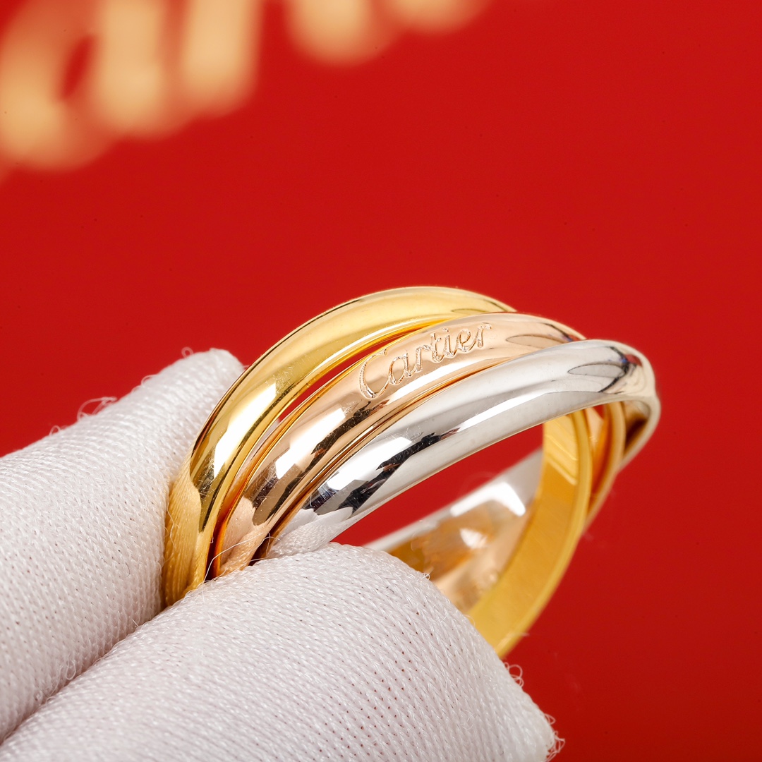 Cartier 3-ring ring