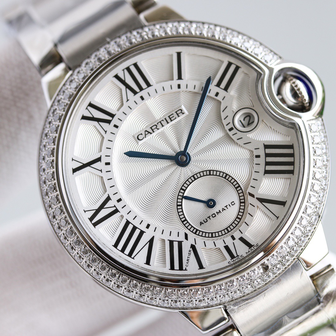 CARTIER Blue Balloon Two and a Half Hands Men's Watch
