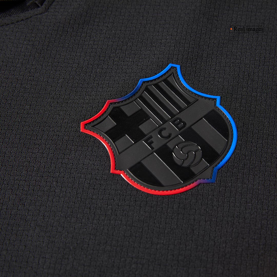 Custom Barcelona Soccer Jersey Away 2024/25 Spotify Logo Without Text