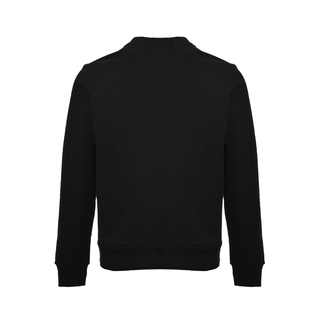 Burberry 24Fw blue embroidered warhorse small logo crew neck sweatshirt