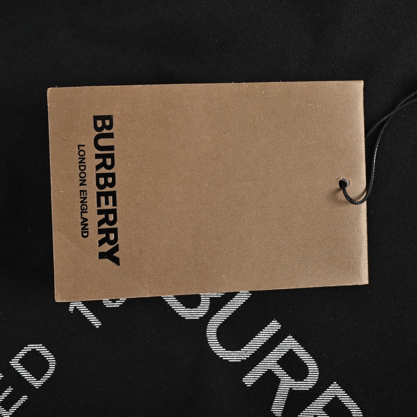 Burberry 25ss square letter warhorse print short sleeve