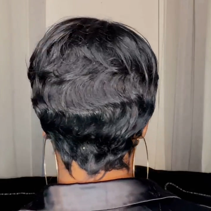 New Fashion Summer Natural Pixie Cut Wig