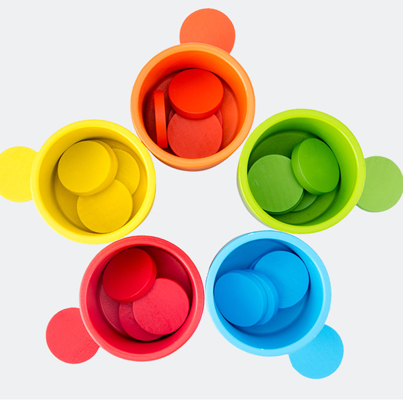 Puzzle color classification cup---win at the starting line