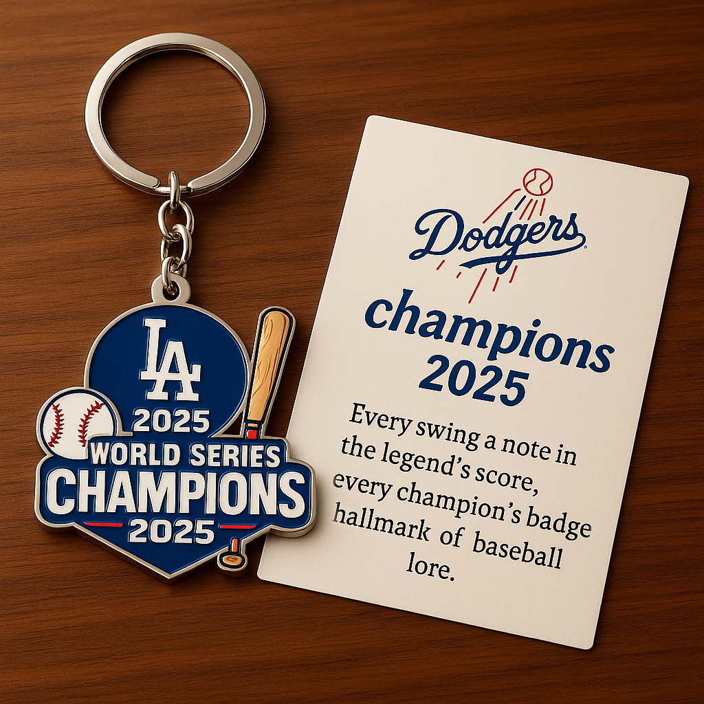 ⚾️LA Dodgers 2025 Champions Commemorative Keychain