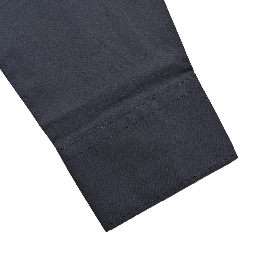 Balenciaga 24Fw blue ring embroidered shirt