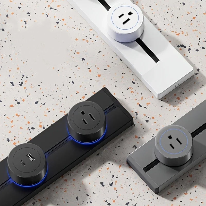 Durable Convenient Power Strip Sockets & Rails