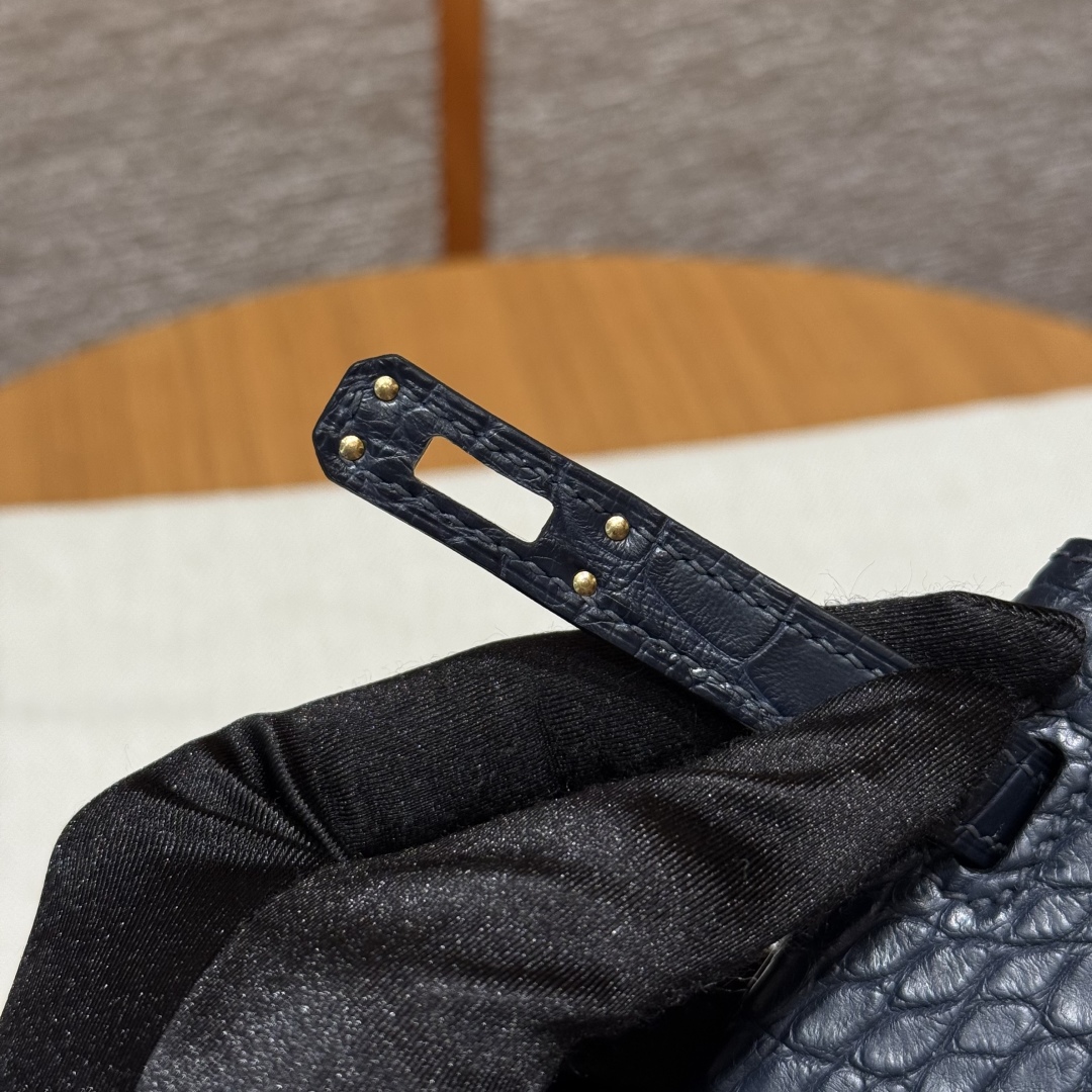 Hermes Birkin 73 Blue Saphir Handbag (Handmade to Order)