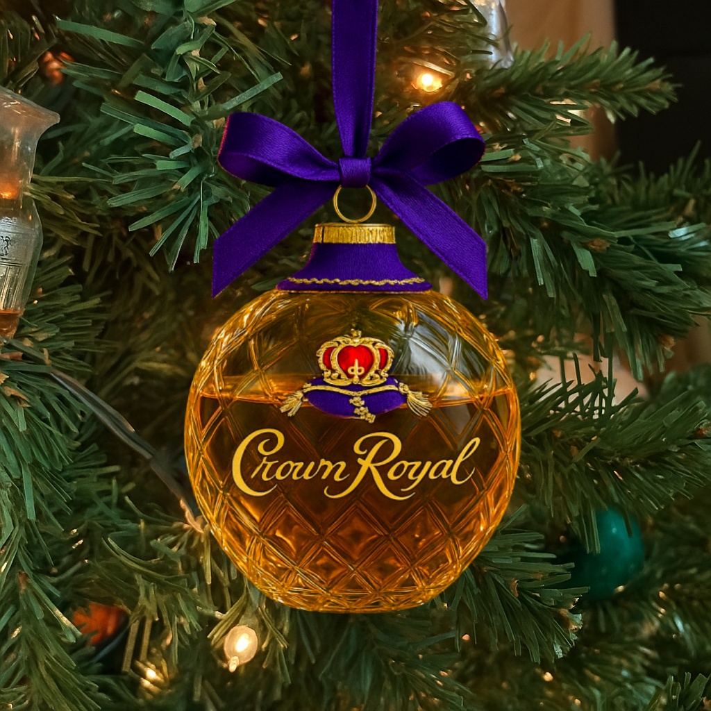 Whiskey Christmas Ornaments