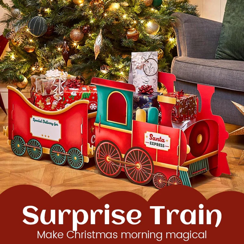 🎄Early Christmas Sale - 50% OFF🔥Christmas Train Gift Holder