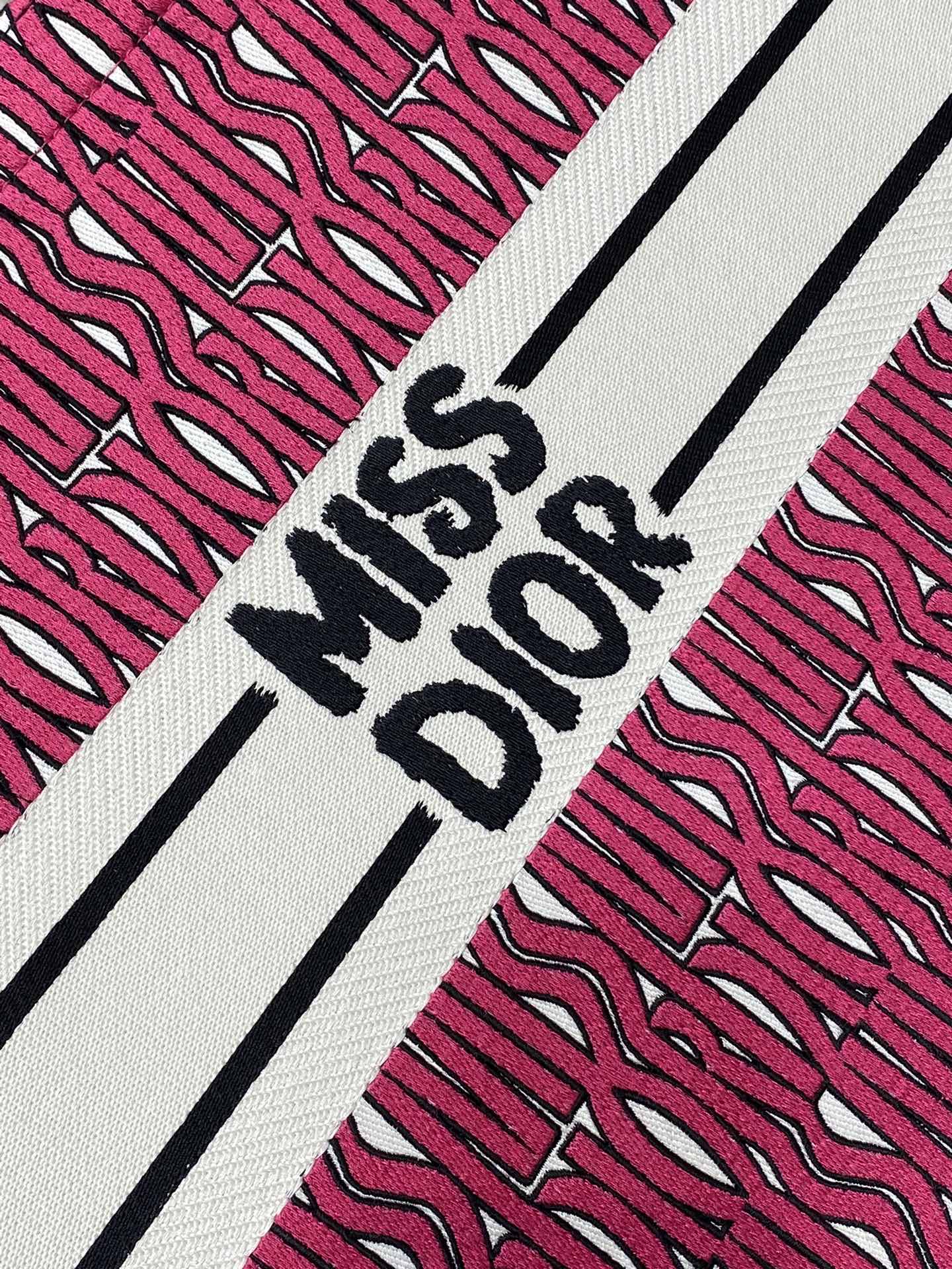Dior Miss Embroidered Tote Shopping Bag