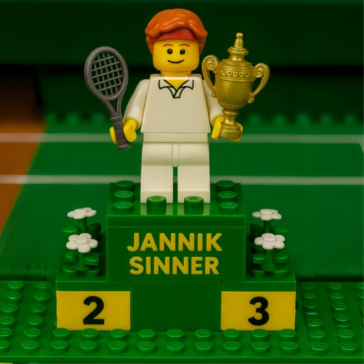 Jannik Sinner Brick Set