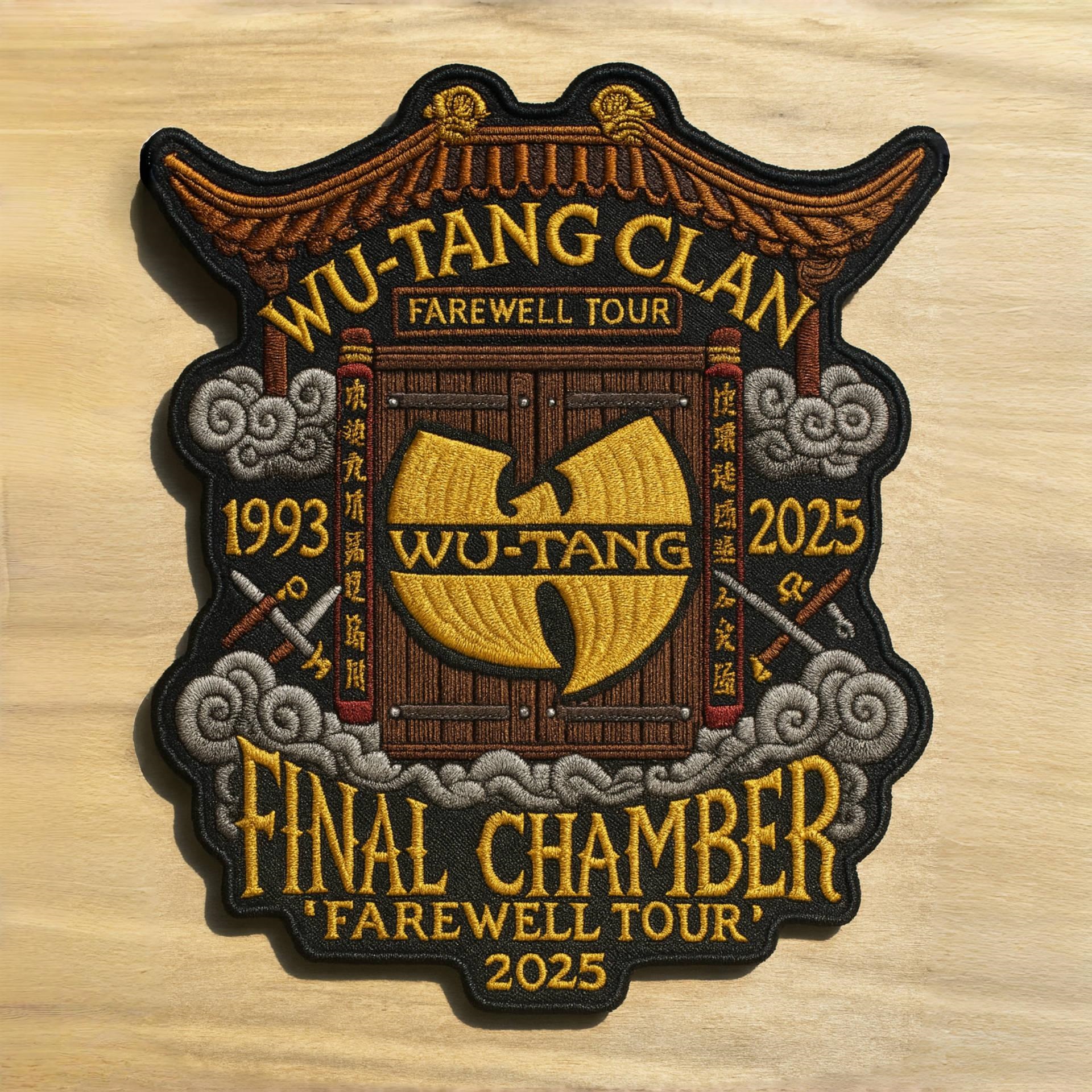 Wu-Tang Clan Memorial Patch | Final Chamber Farewell Tour