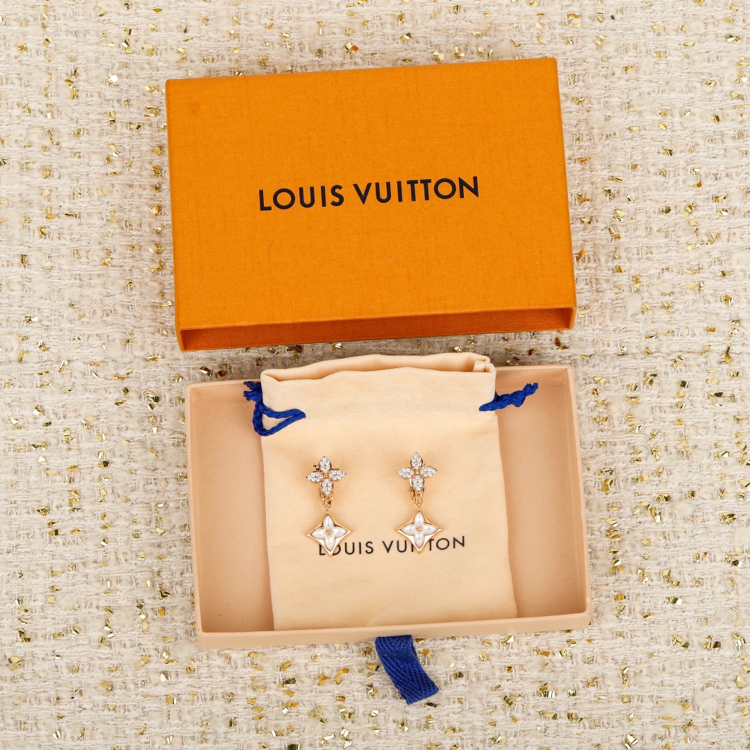 Louis Vuitton Monogram Flower earrings