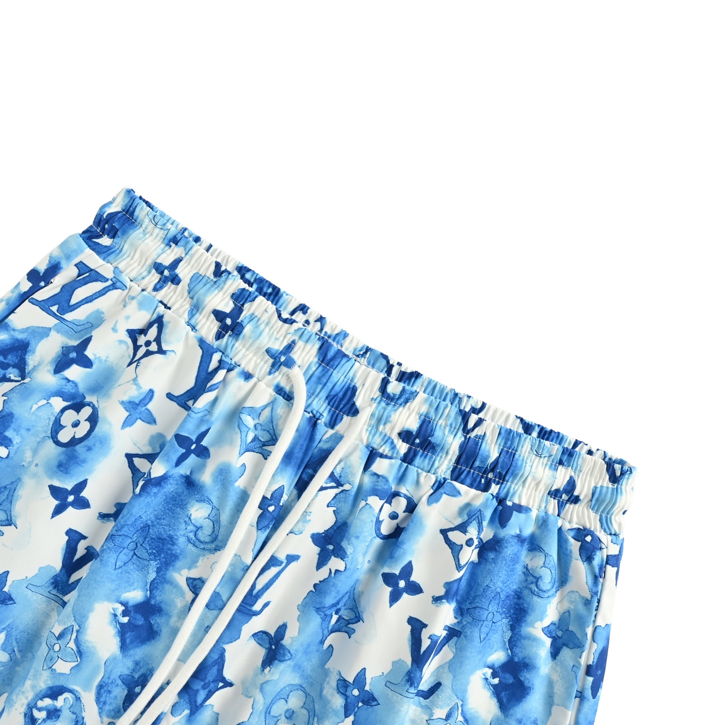 Louis Vuitton 25ss full print monogram ink rendering beach shorts