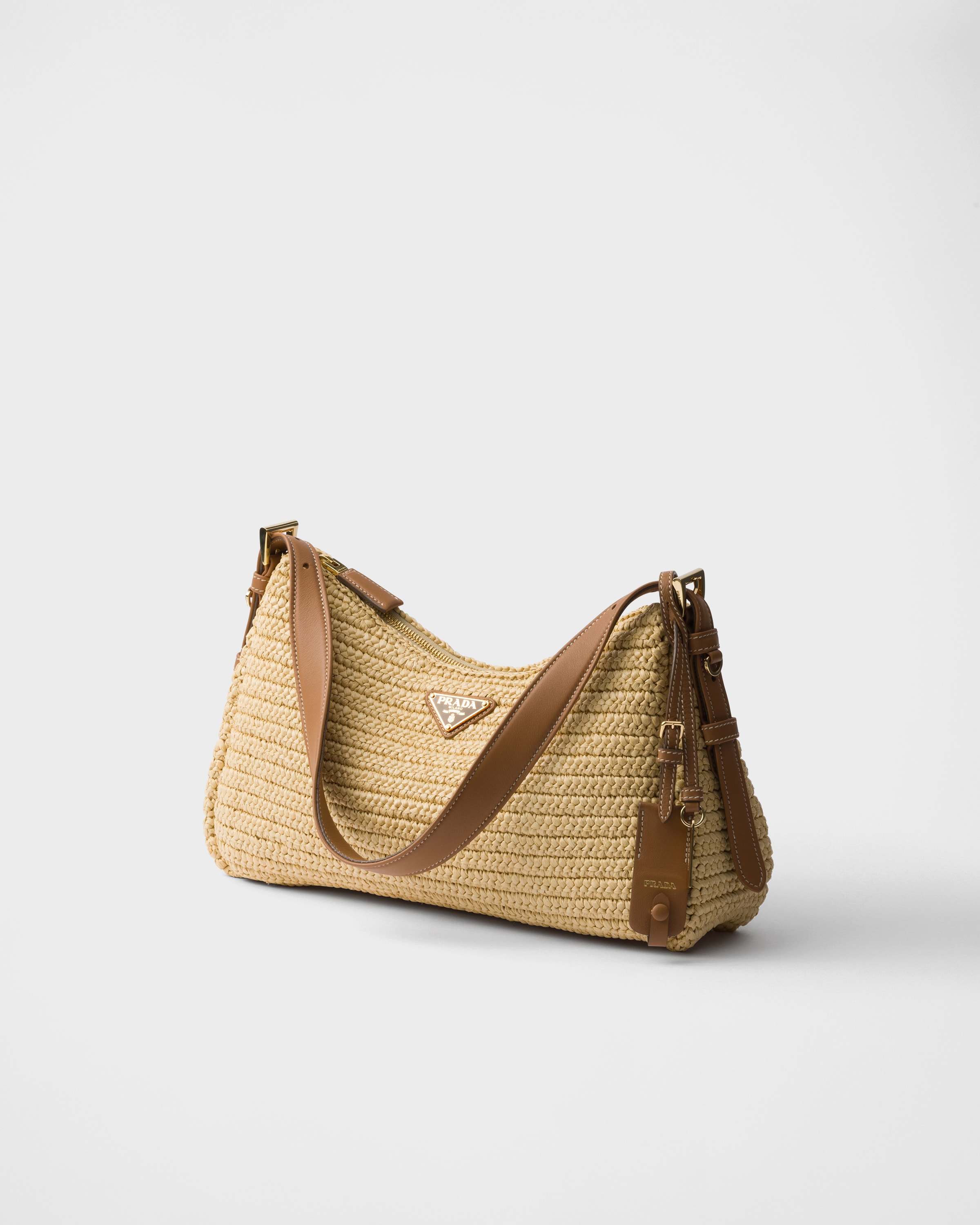 Prada Aimée large crochet and leather bag1BC247_2MG3_F0018_V_OOO