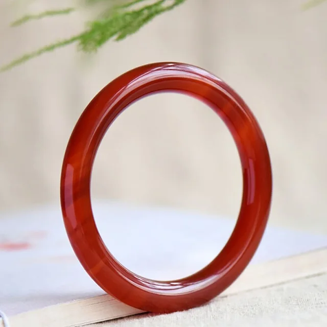 Natural White Jade Round Women's Bangles Brazil Ice Green Chalcedony Couple Bracelets Fine Jewelry Ladies Gift Free Shipping