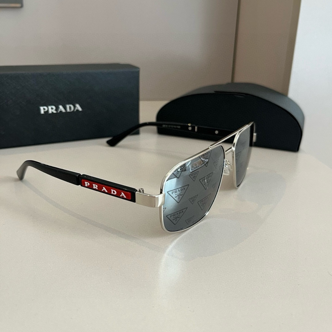 Prada round frame sunglasses
