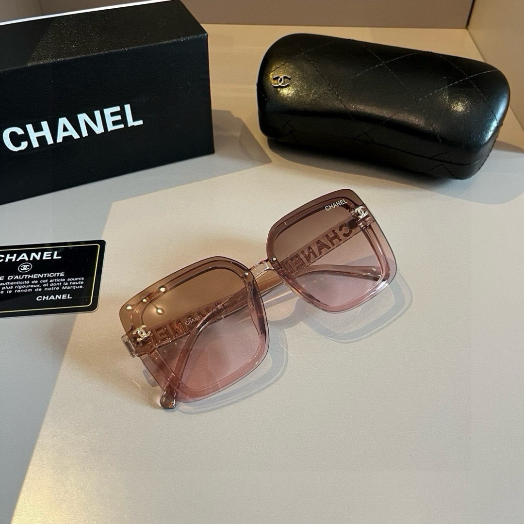 Chanel rimless sunglasses