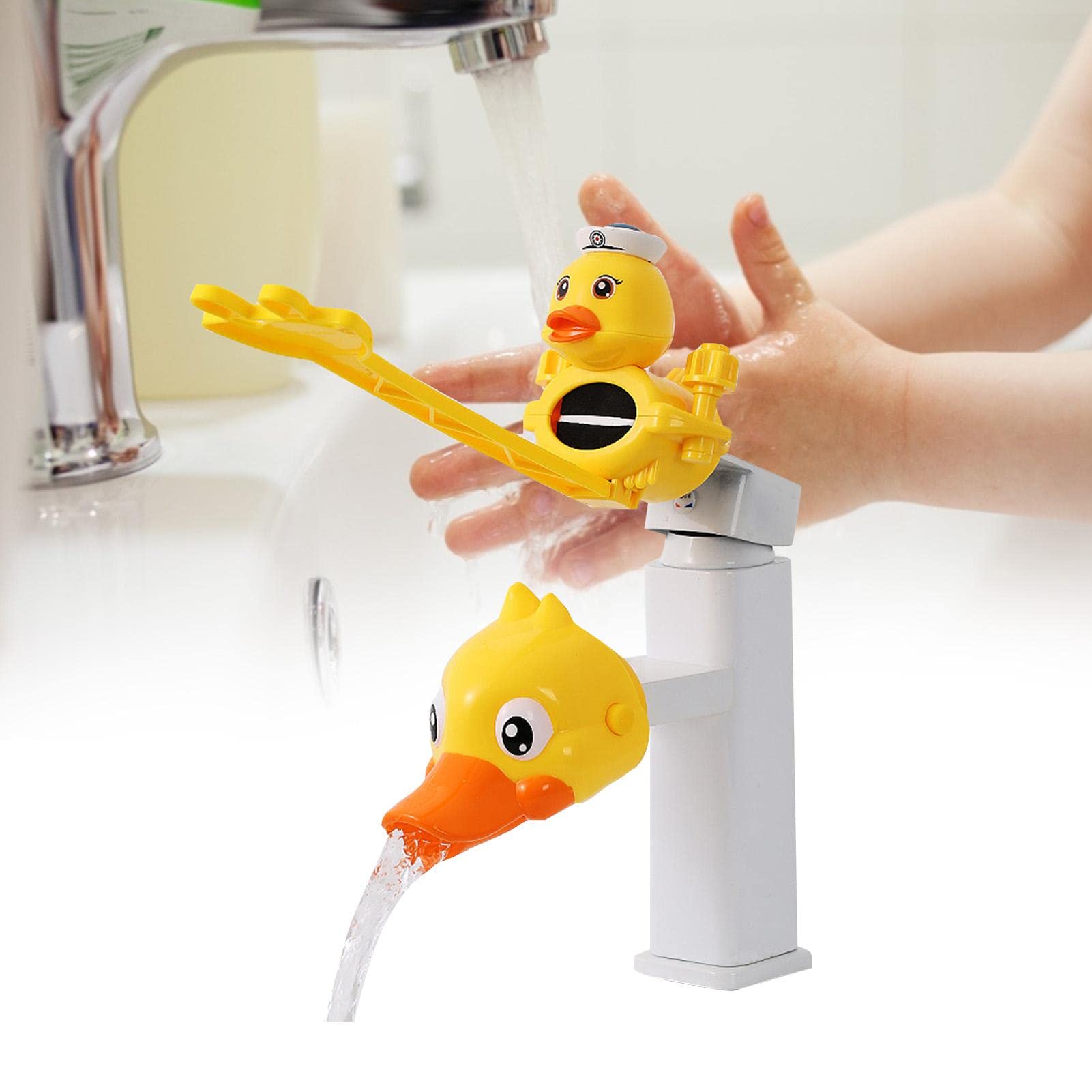 Cute little yellow duck faucet extender