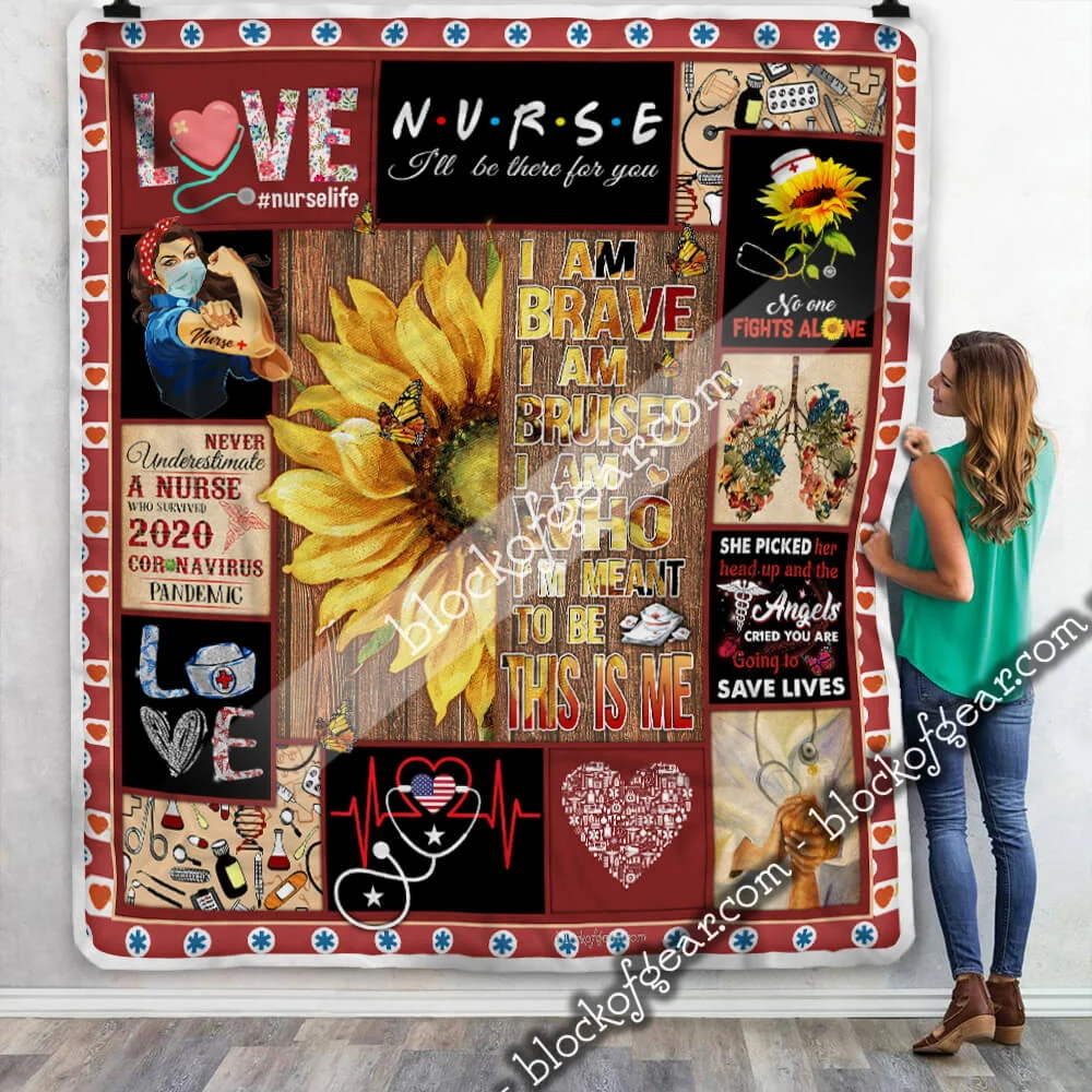 I Am A Nurse Sofa Throw Blanket