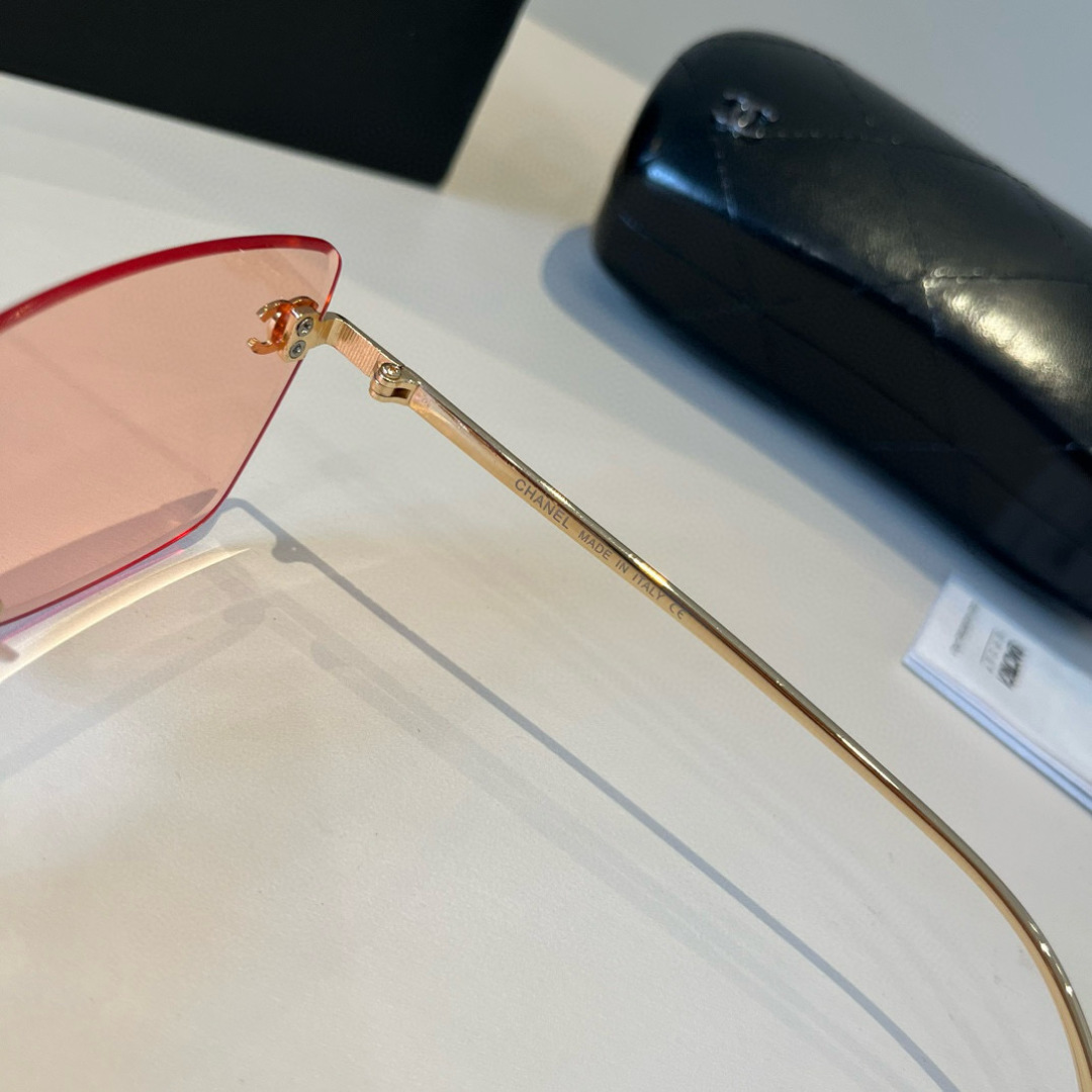 Chanel rimless sunglasses