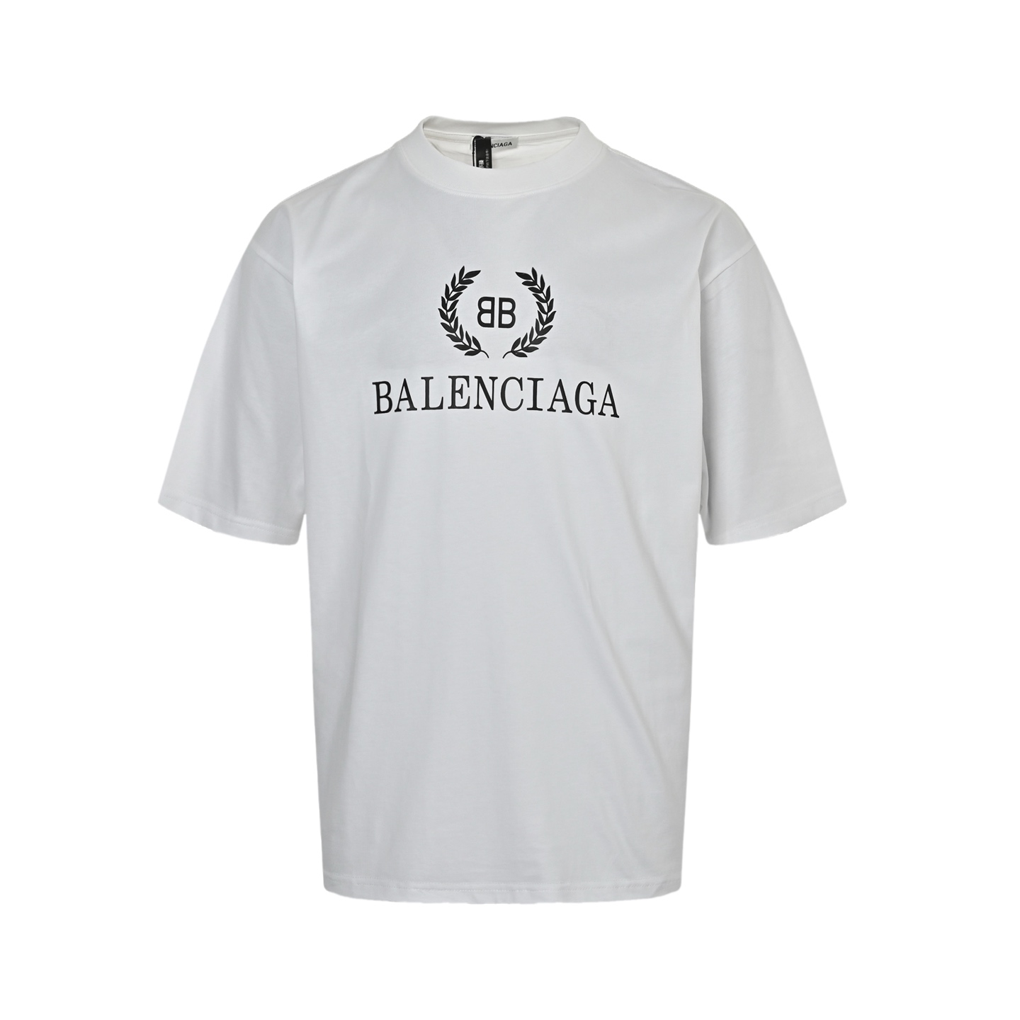 Balenciaga wheat ear logo print short sleeves