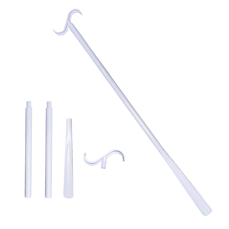 Adjustable Long Shoe Horn with Sock Remover for Seniors